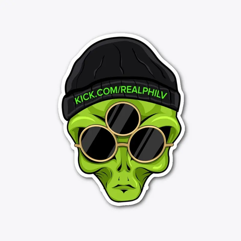 Third Eye Alien Sticker