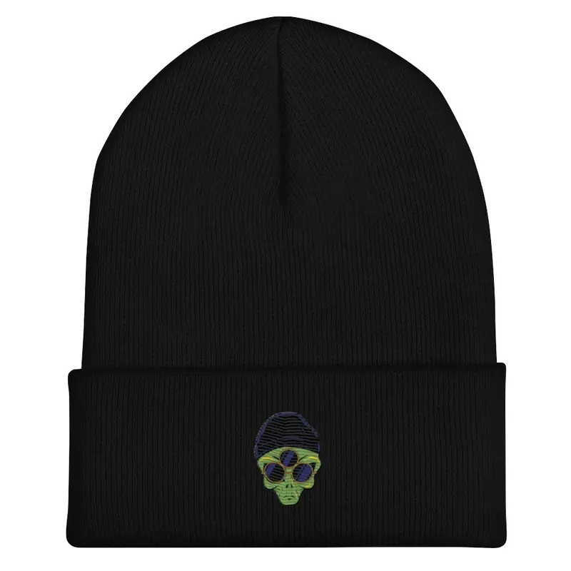 Third Eye Alien Embroidered Beanie