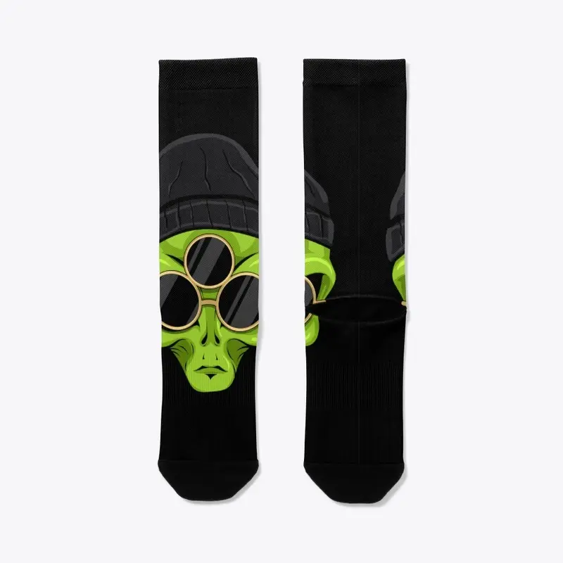 Third Eye Alien Socks